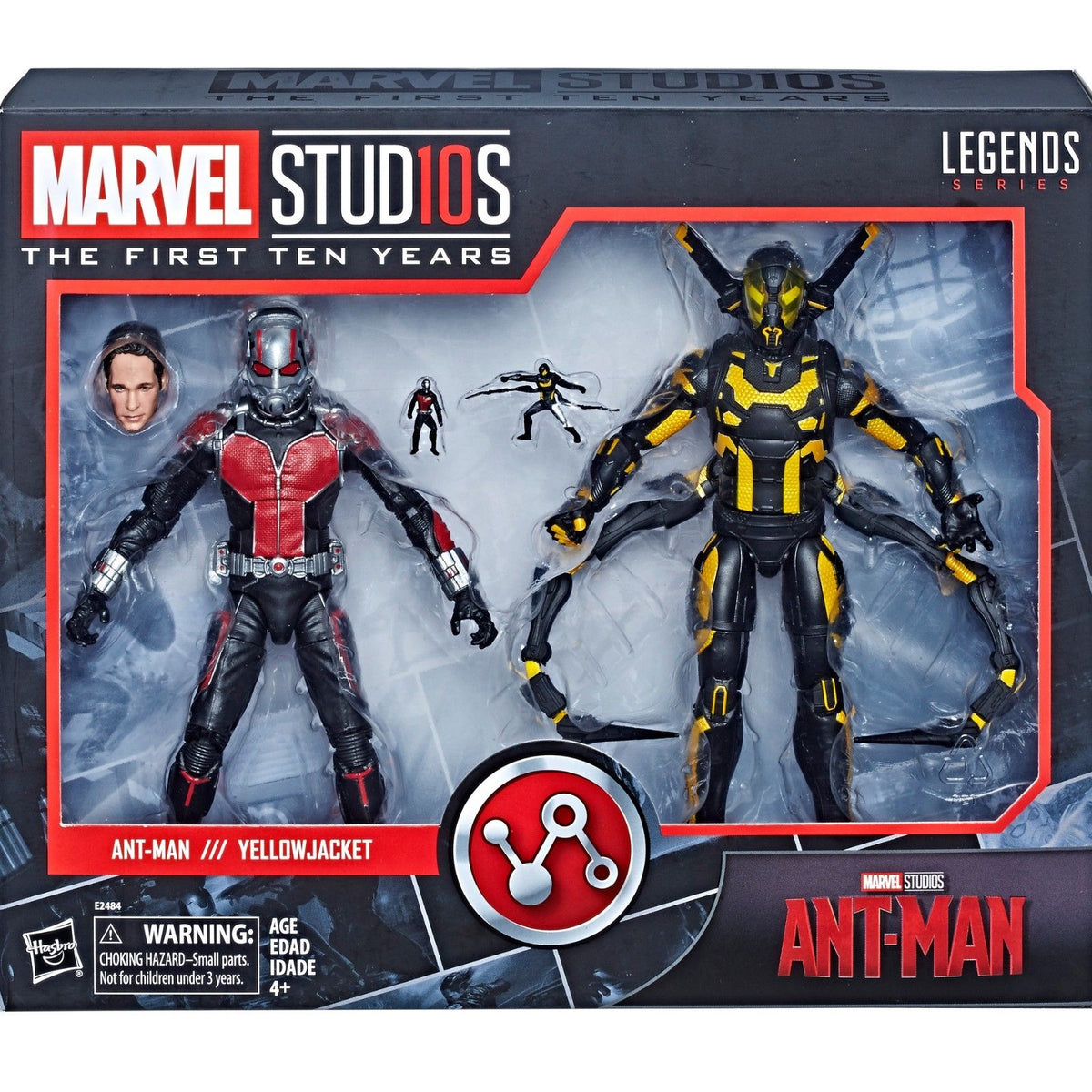 Marvel Legends Studios 6 Inch Action Figure 10th Anniversary Series 2-Pack - Ant-Man & Yellowjacket #8 (Sub-Standard Packaging)
