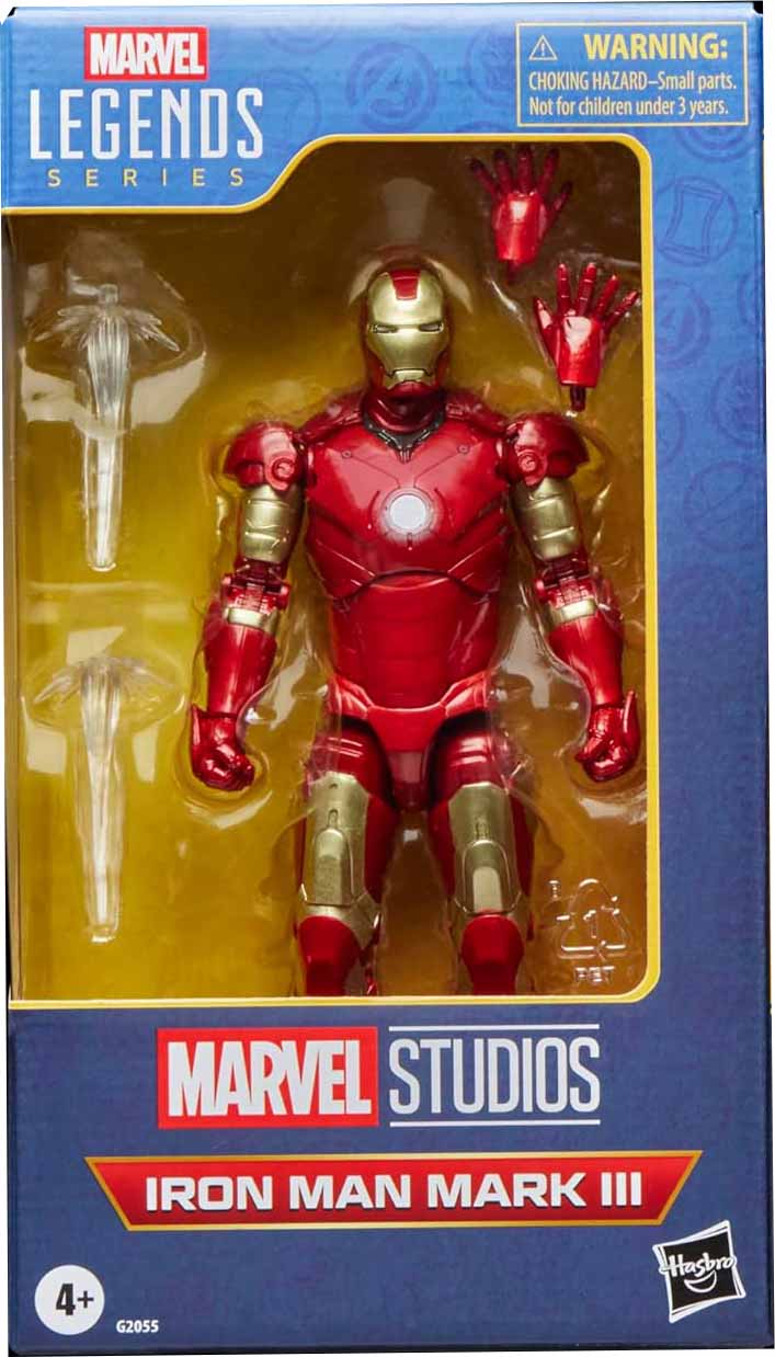 Marvel Legends Studios 6 Inch Action Figure - Iron Man Mark III