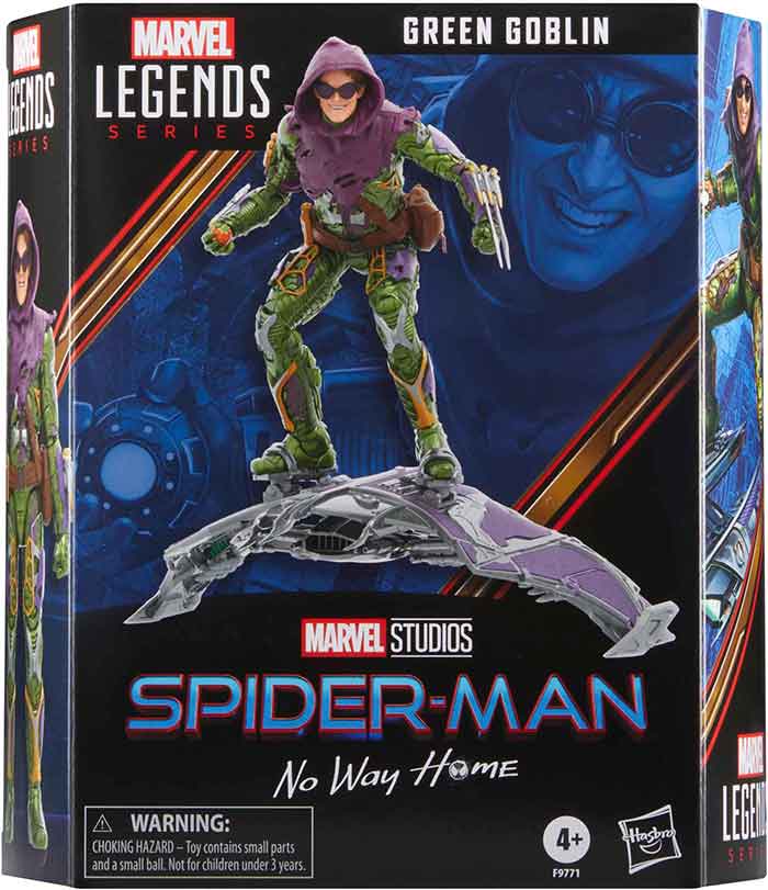 Marvel Legends Studios 6 Inch Action Figure Spider-Man No Way Home Deluxe - Green Goblin (Non Mint Previously Openned)