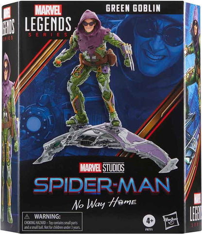 Marvel Legends Studios 6 Inch Action Figure Spider-Man No Way Home Deluxe - Green Goblin (Non Mint Previously Openned)