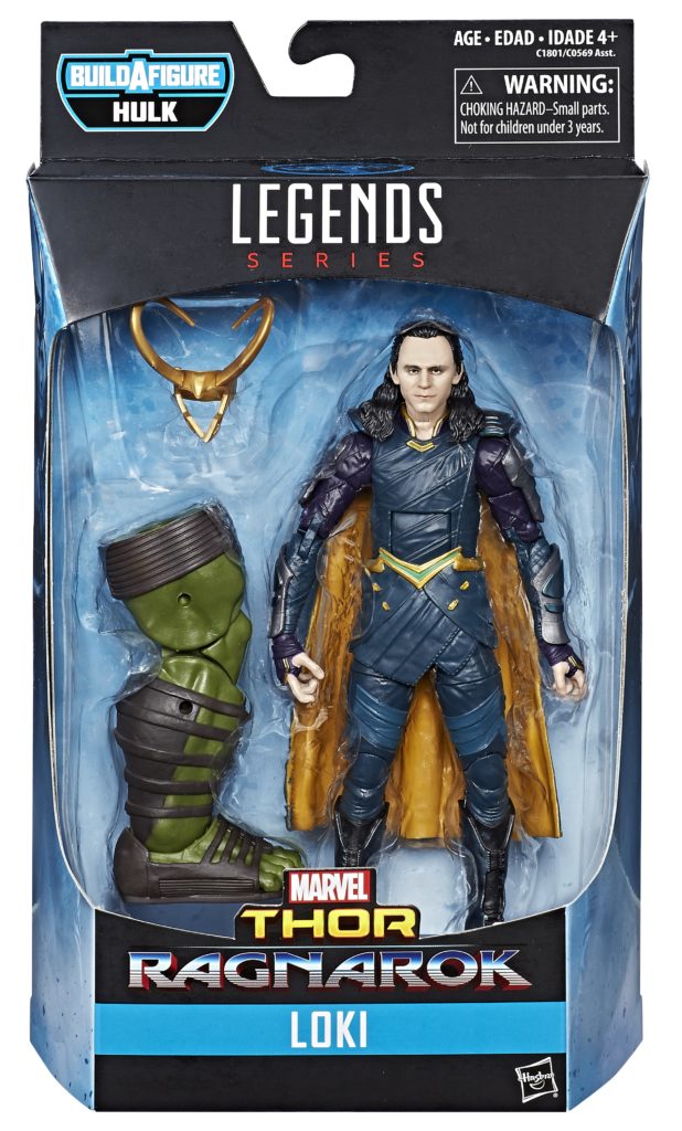 Marvel Legends Thor Ragnarok 6 Inch Action Figure Gladiator BAF Hulk - Loki (Shelf Wear Packaging)
