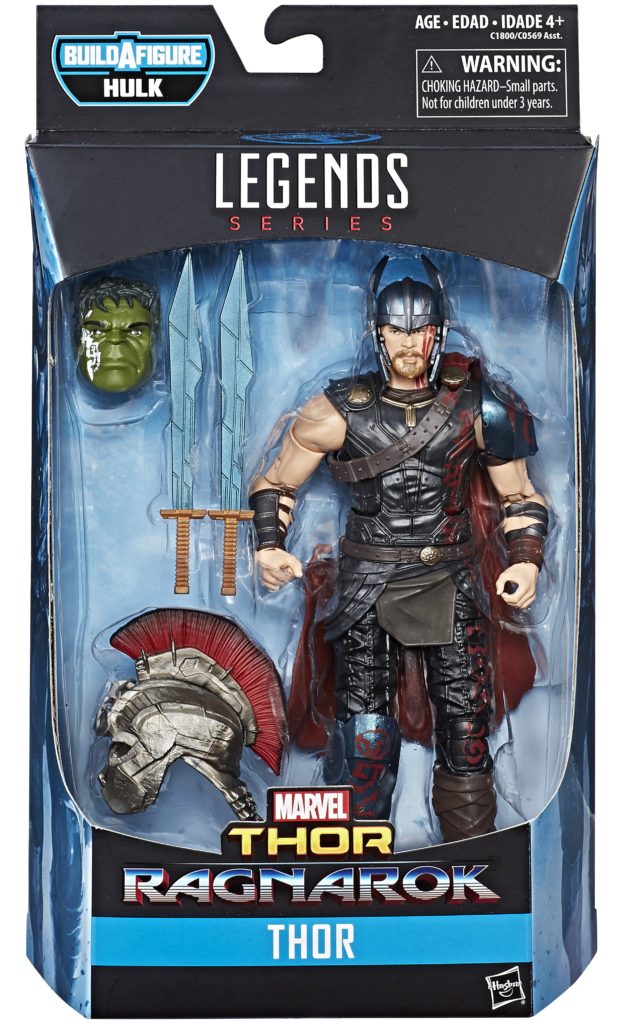 Marvel Legends Thor Ragnarok 6 Inch Action Figure Gladiator BAF Hulk - Thor (Shelf Wear Packaging)