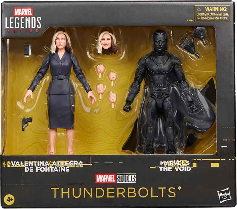 Marvel Legends Thunderbolts 6 Inch Action Figure 2-Pack - Valentina Allegra de Fontaine & The Void (Pre-Order Ships Sept. 2026)