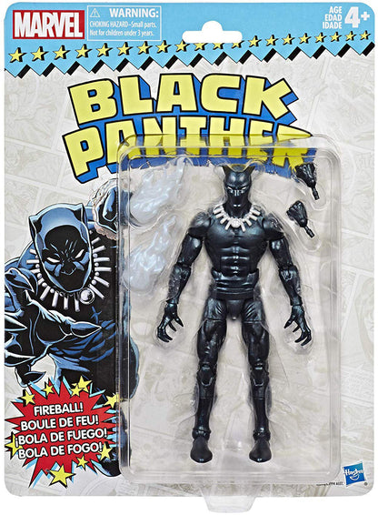 Marvel Legends Retro 6 Inch Action Figure Wave 2 - Black Panther (Shelf Wear Packaging)