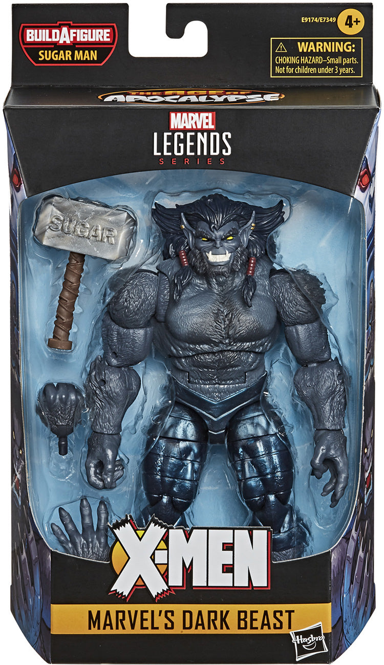 Marvel Legends X-Men 6 Inch Action Figure BAF AOA Sugar Man - AOA Dark Beast (Shelf Wear Packaging)