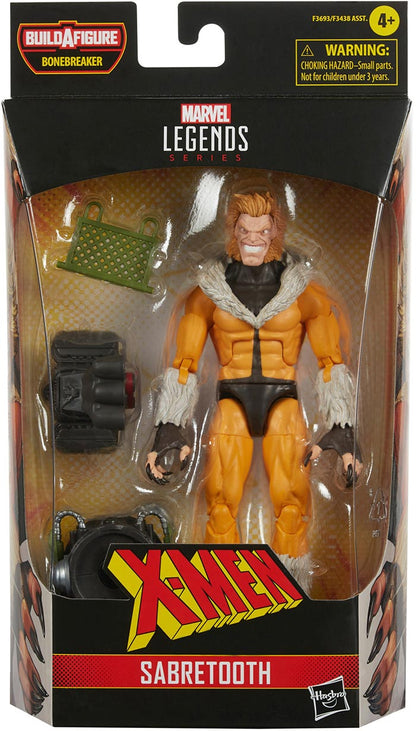 Marvel Legends X-Men 6 Inch Action Figure BAF Bonebreaker - Sabretooth (Shelf Wear Packaging)