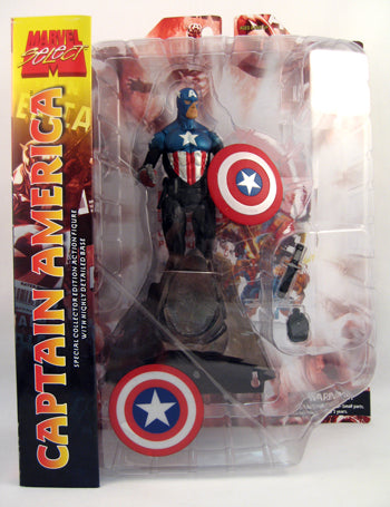 Marvel Select 8 Inch Action Figure- Masked Captain America (Sub-Standard Packaging)