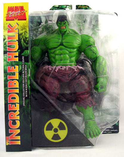 Marvel Select 8 Inch Action Figure- The Incredible Hulk Green (Sub-Standard Packaging)