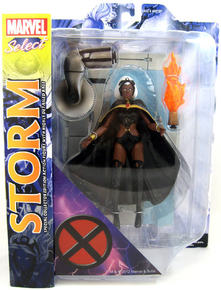 Marvel Select 8 Inch Action Figure - Storm Short Hair Variant (Sub-Standard Packaging)