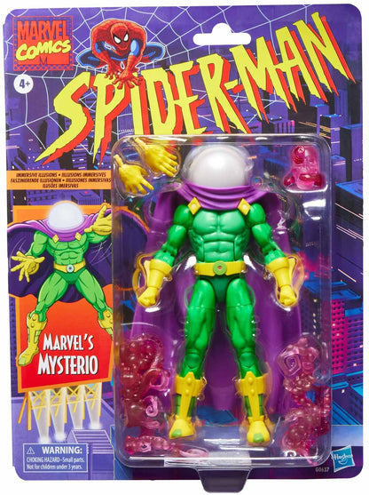Marvel Legends Retro 6 Inch Action Figure Spider-Man - Marvel's Mysterio Immersive Illusions