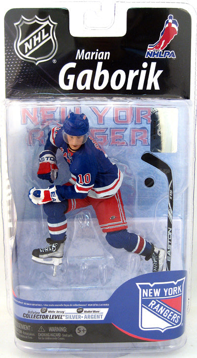 NHL Hockey 6 Inch Action Figure Series 25 - Marian Gaborik Blue Jersey (Shelf Wear Packaging)