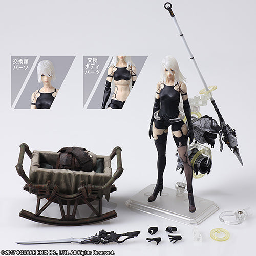 Nier Automata 6 Inch Action Figure Bring Arts - YoRHa Type A No. 2 (Shelf Wear Packaging)