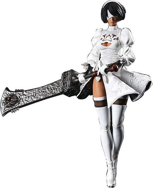 Nier Automata 8 Inch Statue Figure Statuette - YoRHa No.2 Type B (White)