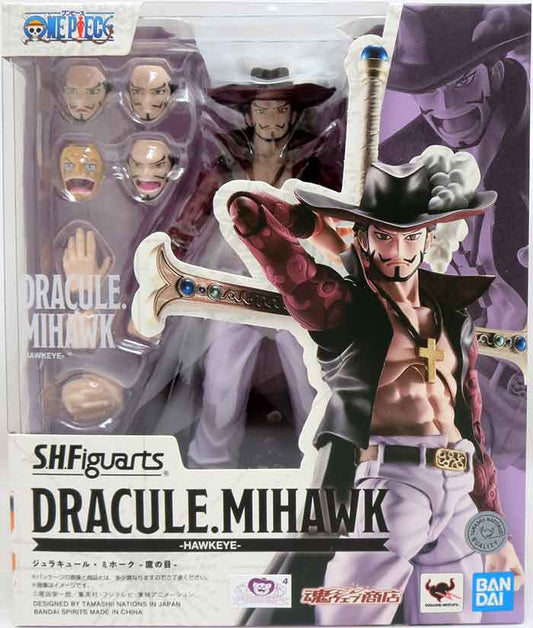 One Piece 6 Inch Action Figure S.H. Figuarts Exclusive - Dracule Mihawk Hawkeye