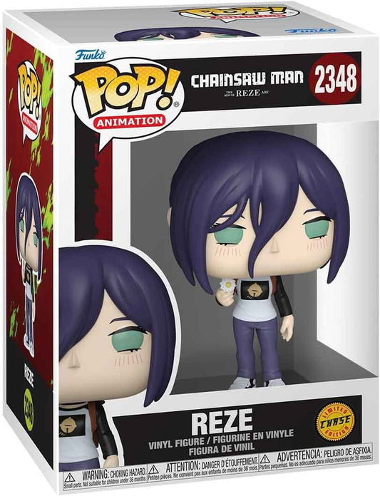 Pop Animation Chainsaw Man Reze 3.75 Inch Action Figure Exclusive - Reze #2348 Chase