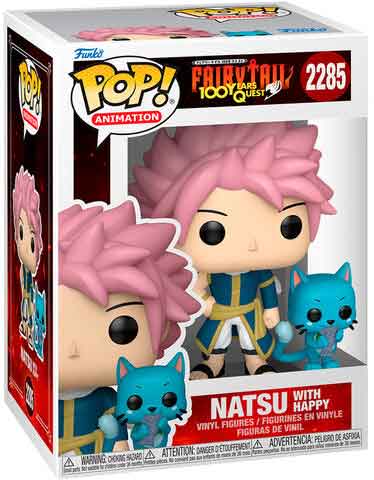 Pop Animation Fairy Tail 100 Years Quest 3.75 Inch Action Figure - Natsu and Happy #2285
