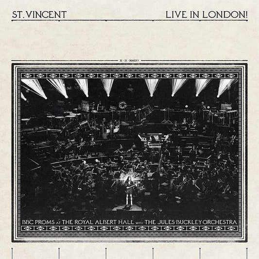 [Pre Order] St. Vincent - Live in London! (BBC Proms at the Royal Albert Hall with The Jules Buckley Orchestra) - LP